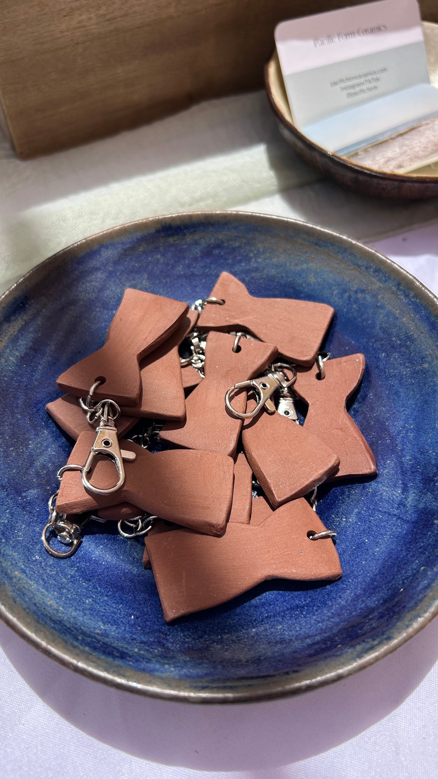 Latte Stone Keychain