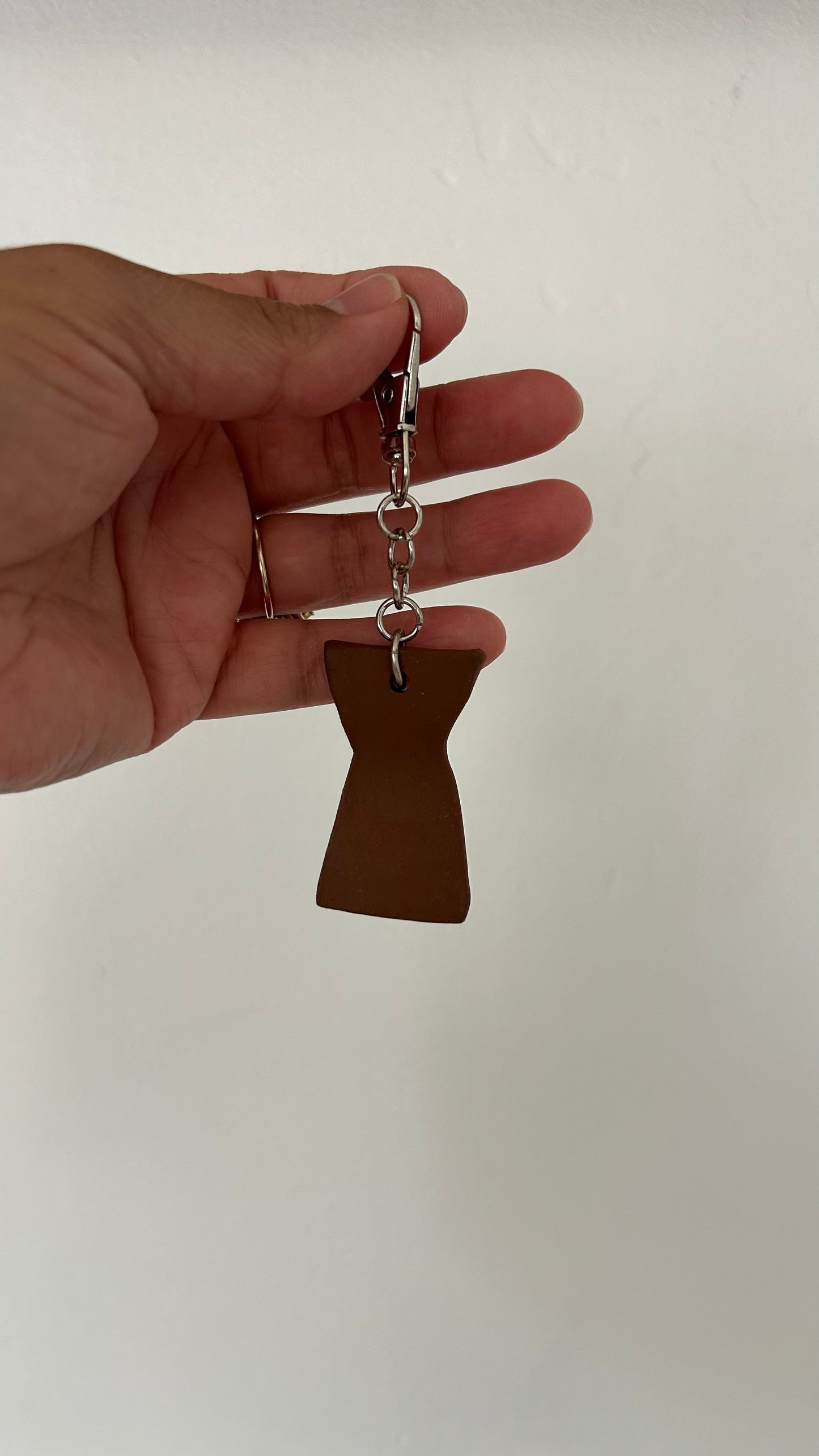 Latte Stone Keychain