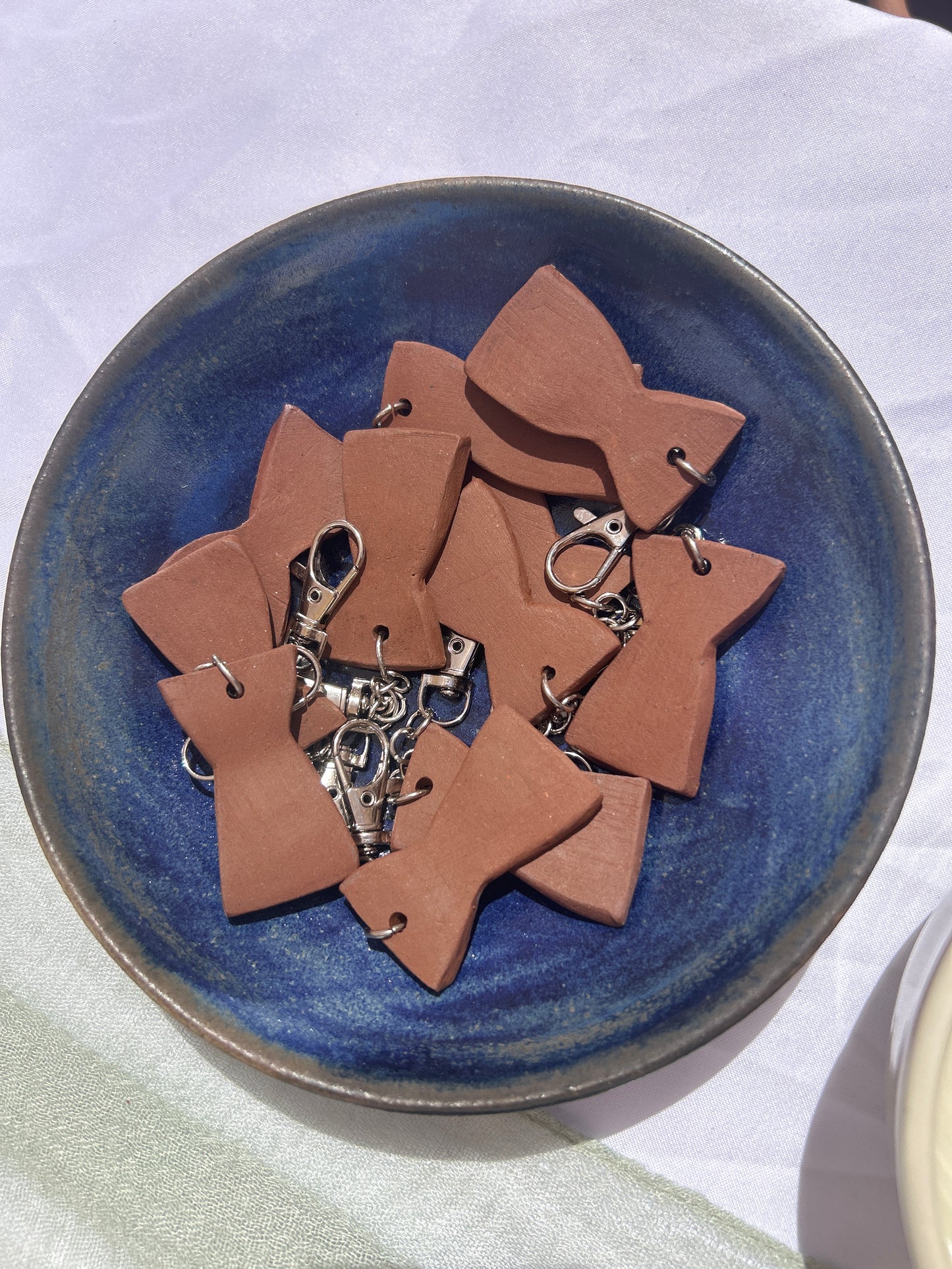 Latte Stone Keychain