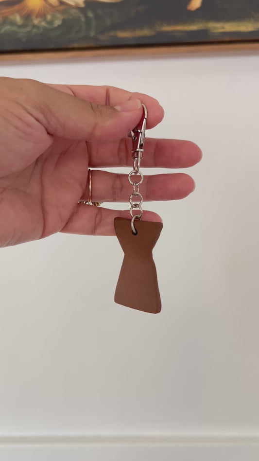 Latte Stone Keychain